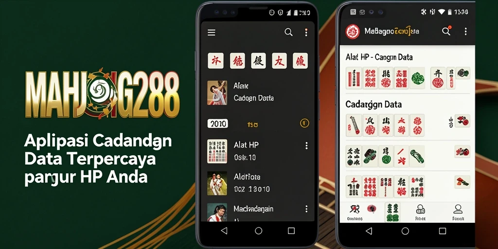 Tampilan antarmuka MAHJONG288 yang intuitif dan menarik untuk pencadangan data.