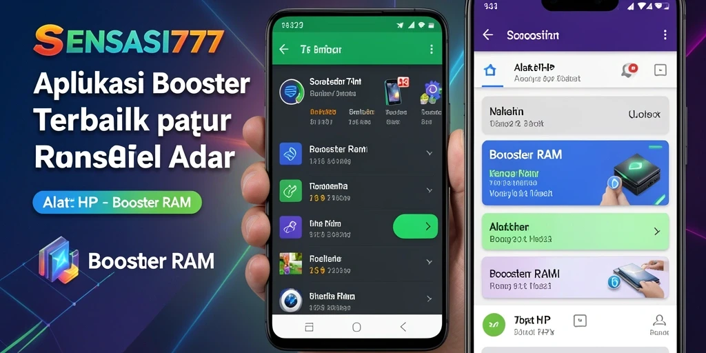 Antarmuka SENSASI777 yang mudah digunakan untuk optimasi RAM.