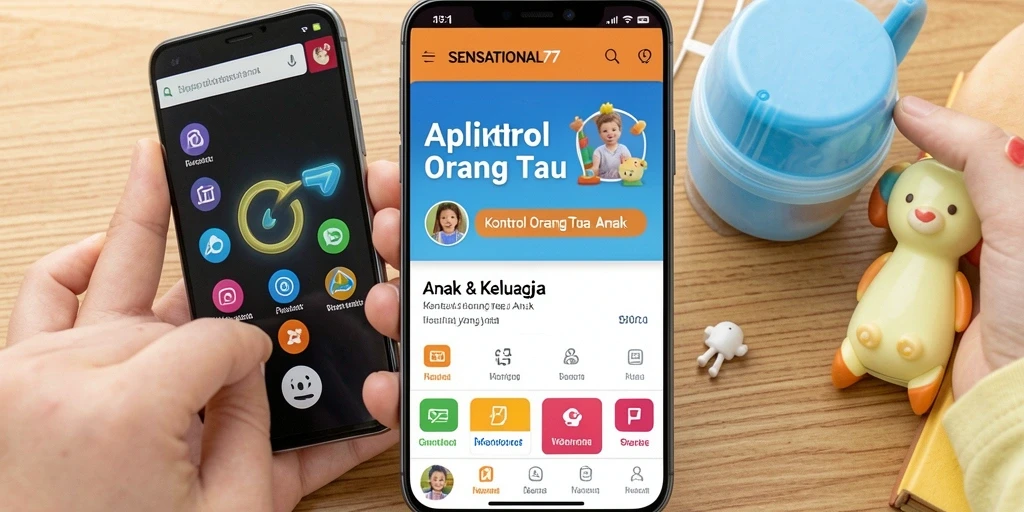 Antarmuka SENSATIONAL77 yang intuitif untuk kontrol orang tua.