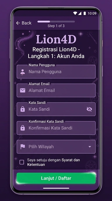 Mudah dan Cepat buat Akun lion4d Anda